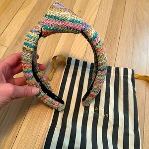 Lele Sadoughi rainbow headband